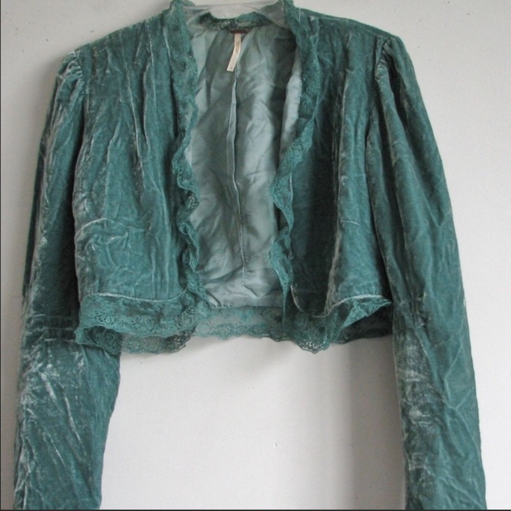 Free People Victorian Cropped Jacket